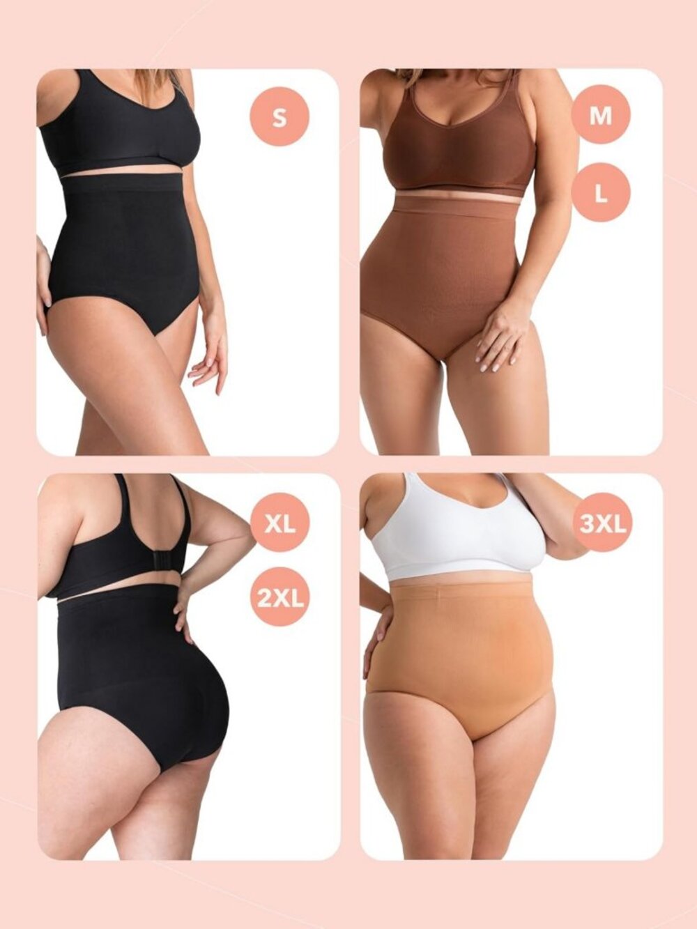 Seamless Tummy Control Shapewear Panty - Body Shaper Underwear for Women - Picture 3 of 5